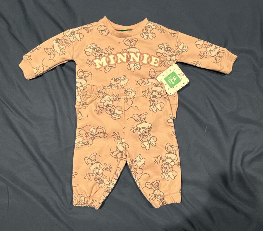Disney Baby Minnie Mouse Sweatshirt And Joggers Set Pink